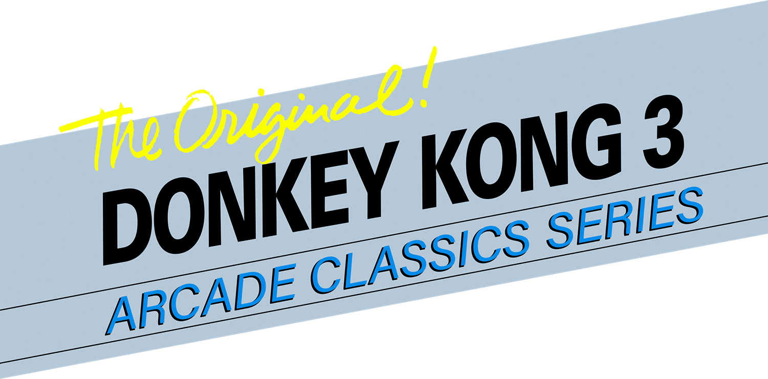 Donkey Kong 3 logo for NES
